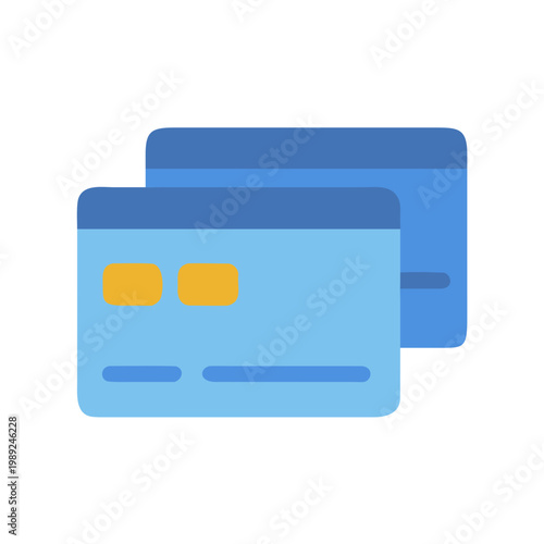Free Download Two credit cards overlapping on black background depicting finance and payment methods - GFXLoad