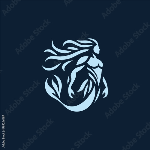 Warrior Mermaid Logo