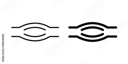 Muscle icon set, isolated on white background flat vectors