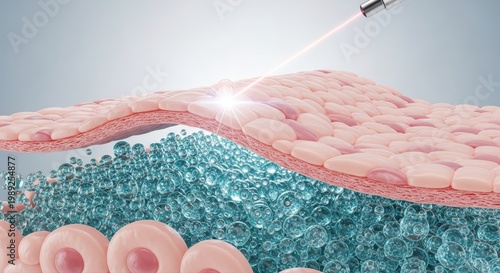 Advanced laser skin treatment targets damaged cells to revitalize and rejuvenate epidermal layers with precise light energy