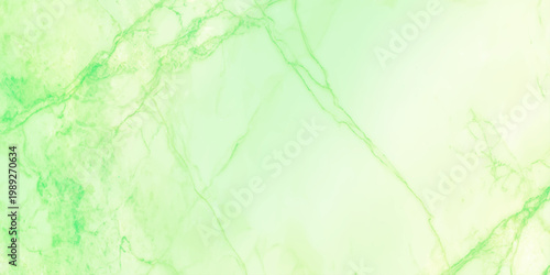 Green marble texture background with light green and white hues and veins for design and decoration