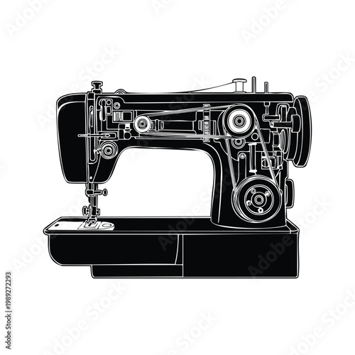 Silhouette set bundle sewing machine fabric stitch craft.