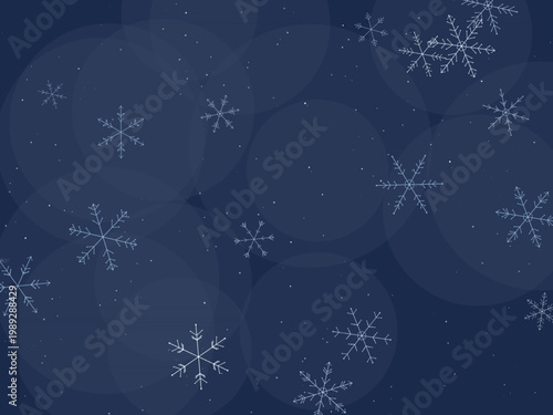 Snow Crystal Snowflake Pattern Winter Background