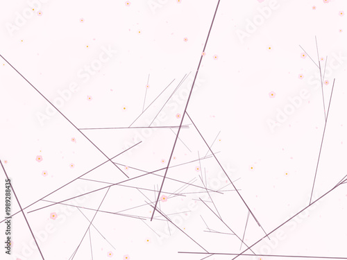 Sakura Cherry Flower Petal Pattern Background