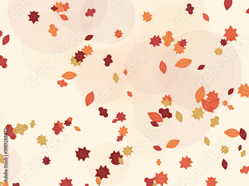 Seasonal Autumn Fall Leaves Pattern Design