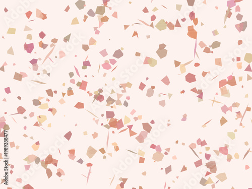 Colorful Terrazzo Fragments Organic Stone Mosaic Background