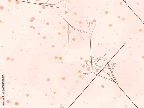 Japanese Cherry Blossom Sakura Pattern Design