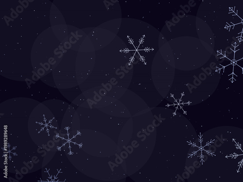 Snow Crystal Snowflake Pattern Winter Background