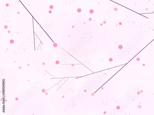 Japanese Cherry Blossom Sakura Pattern Design