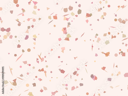 Neutral Terrazzo Marble Chips Elegant Contemporary Pattern