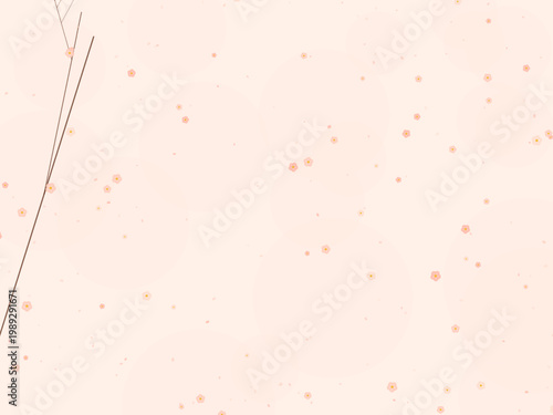 Japanese Sakura Cherry Tree Pattern Background
