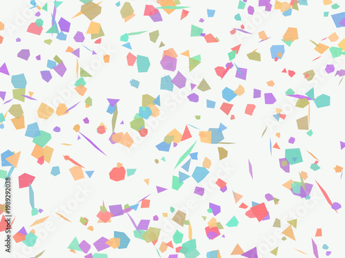 Colorful Terrazzo Fragments Organic Stone Mosaic Background