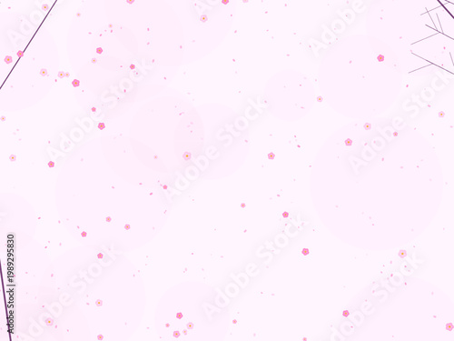 Cherry Blossom Sakura Flower Pattern Spring Background