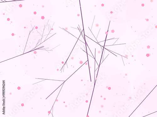 Japanese Cherry Blossom Sakura Pattern Design