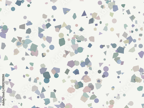 Minimalist Terrazzo Stone Chip Pattern Abstract Vector Background