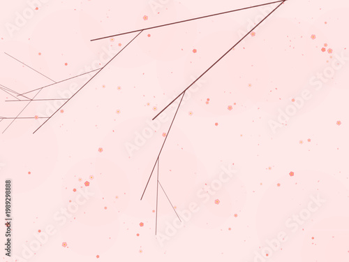 Cherry Blossom Sakura Pink Flower Pattern Design Backdrop