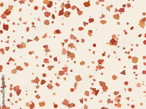 Modern Terrazzo Pattern Colorful Stone Chips Trendy Background