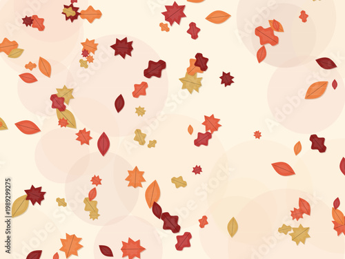 Fall Foliage Autumn Leaf Pattern Harvest Design