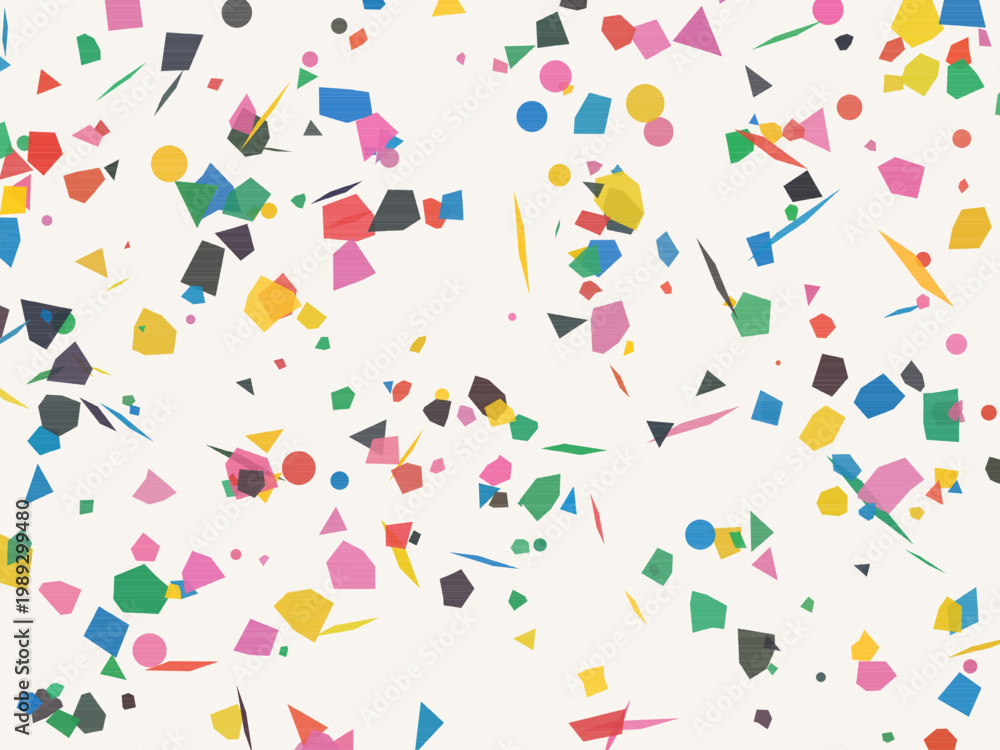 Obraz premium Minimalist Terrazzo Stone Chip Pattern Abstract Vector Background