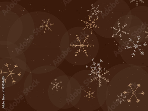 Holiday Winter Snowflake Lattice Pattern Design Backdrop