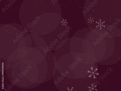 Christmas Snow Snowflake Crystal Pattern Background