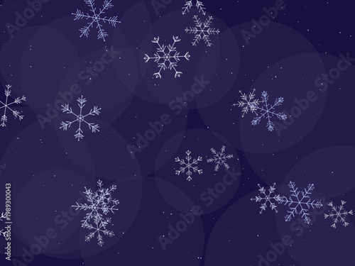Christmas Snowflake Lattice Pattern Winter Design