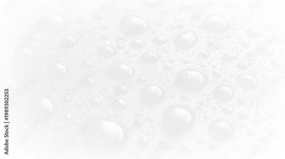 Obraz premium Water droplets on two contrasting backgrounds showcasing different light effects and surface textures