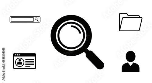 a simple abstract scene inspired by empty thoughts