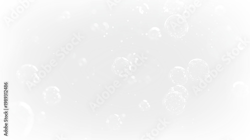 Photography Bubbles floating in water against contrasting black and white backgrounds creati