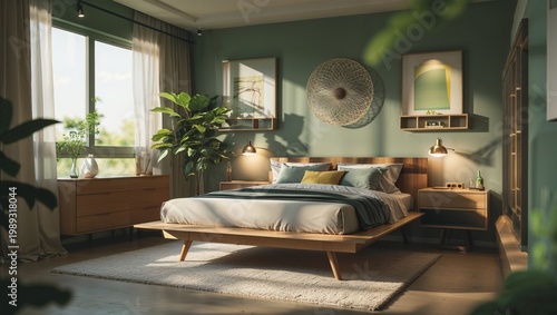 eco-style bedroom