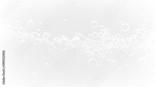 Photos Bubbles rising in water with transparent background showcasing different shades