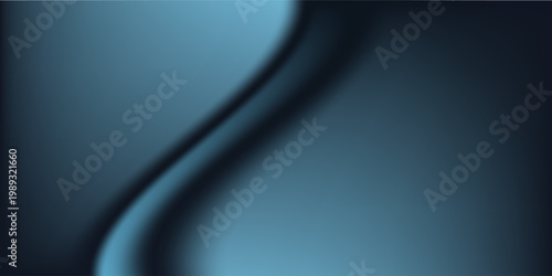 Dark blue gradient color background. Abstract dark blue background. Banner for advertise product on website. Space for text. Vector illustration.