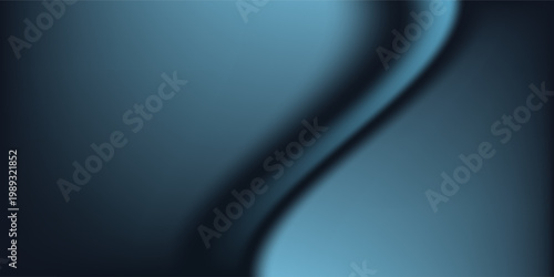 Dark blue gradient color background. Abstract dark blue background. Banner for advertise product on website. Space for text. Vector illustration.