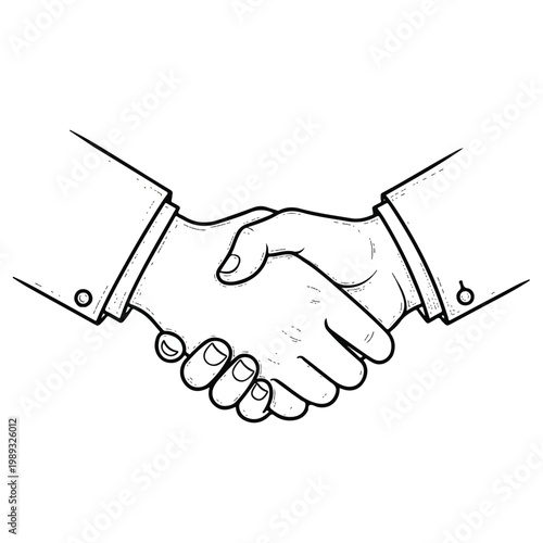 Professional handshake symbolizing agreement, partnership, and collaborative business spirit across a constructive meeting.