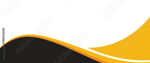 Modern Abstract Fluid Wave Background Set for Website Header and Footer Design