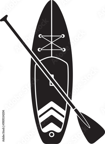 Stand up paddling board and paddle