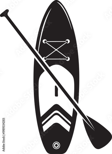 Stand up paddle pictogram