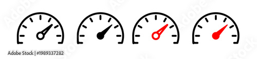 Performance indicator icons collection