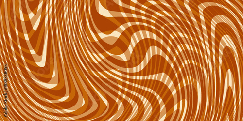 Swirl Caramel Pattern. Vector Splash Caramel Sauce Background. Swirl Peanut Butter Texture. Toffee and Milk Pattern. Liquid Chocolate Bg
