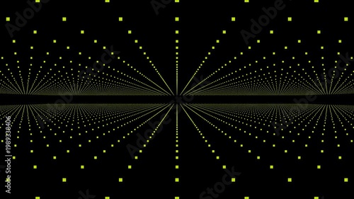 Premium 4K stock footage of a grid expansion particle grid animation. A high-tech digital background featuring points moving in a grid expansion pattern. Seamless loop for corporate, medical