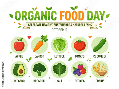 Organic Food Day Celebrate Healthy, Sustainable & Natural Living with Fresh Produce
