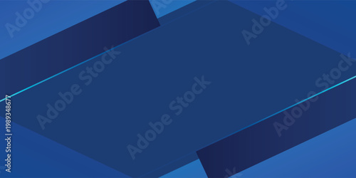 Dark abstract background with blue overlap layers texture. Vector design template for use for wallpaper, poster, brochure, cover, banner, advertising, corporate.