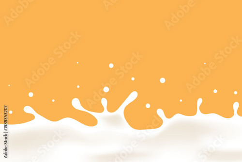 milk splash background, milk product wave element