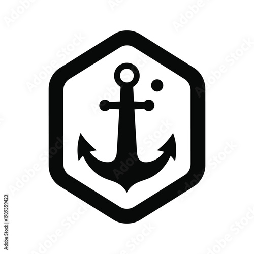 Фотография Anchor Emblem Logo Design Business Stability