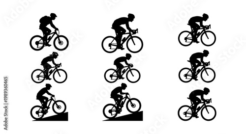 Minimalist pet silhouettes collection, black cat and dog vector icons set, domestic animal profile shapes for veterinary and pet care branding