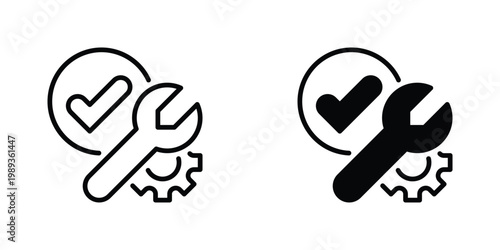 Corrective Action Vector Line Icon for management and strategy