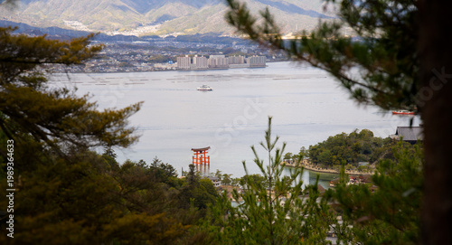 miyajima island main island view