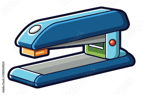 stapler vector on white background