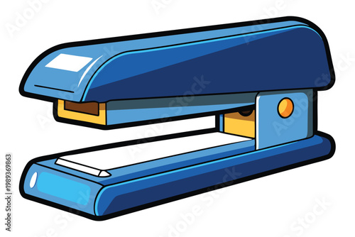 stapler vector on white background