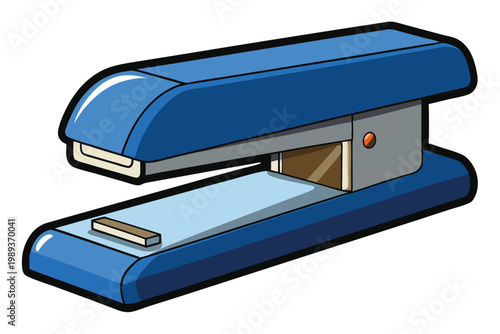 stapler vector on white background